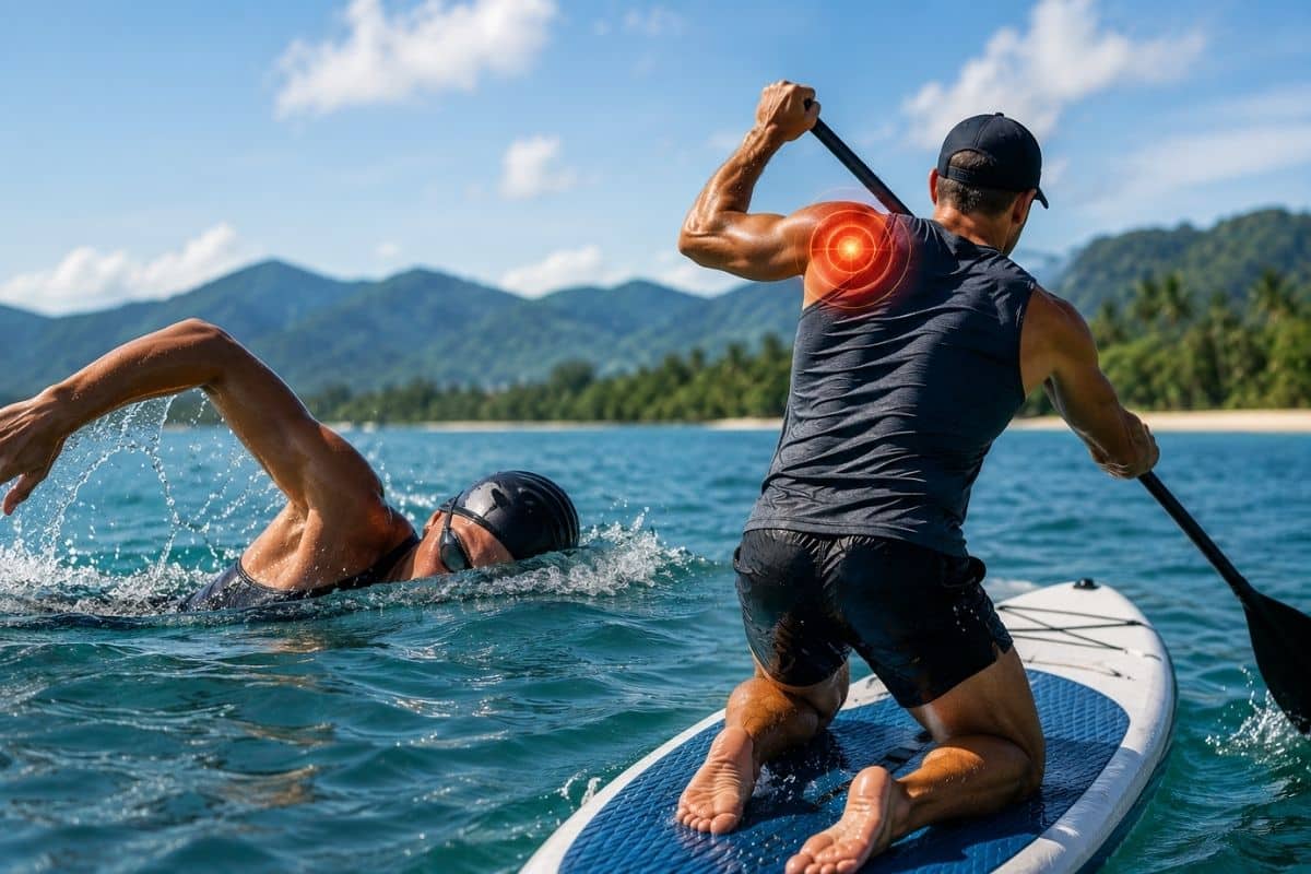 Shoulder Pain in Swimmers and Paddleboarders: Why the Same Reach Wears Down Differently on Each Side