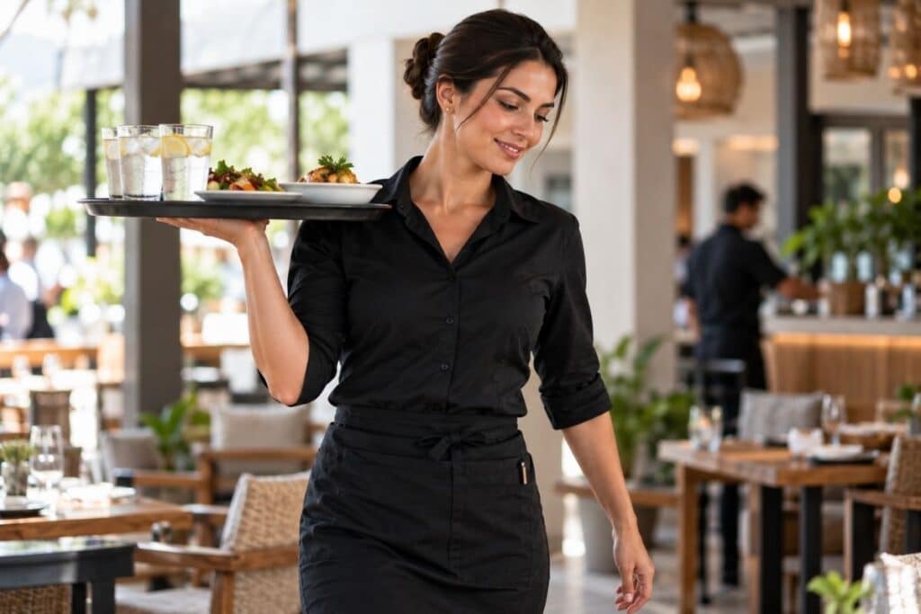 Hotel and Restaurant Staff: Why Carrying Trays One-Sided Adds Up