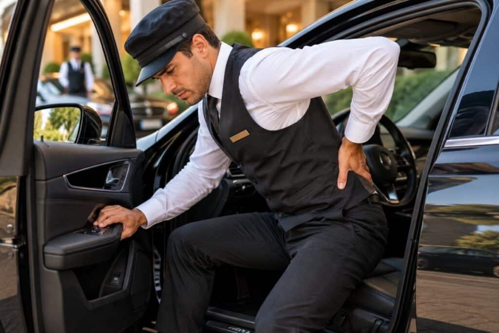 Valet and Parking Staff: Why Constant Twisting In and Out of Cars Adds Up